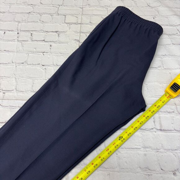 Tory Burch Women Wool Stretch Dress Pants Trouser Size 10 Dark Blue D043 -17 - Picture 7 of 16